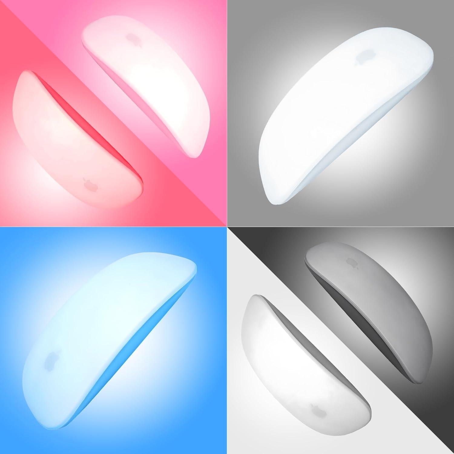 Funda de Silicona Rosa para Apple Magic Mouse 1 y 2 - Ultra Fina