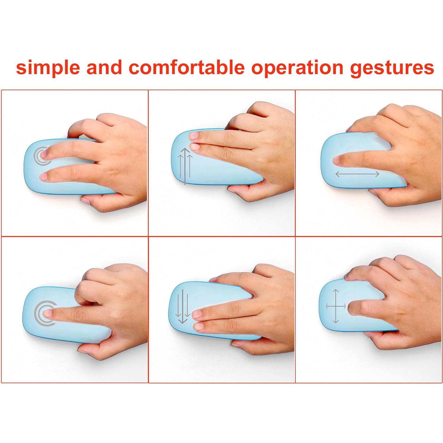 Funda de Silicona Rosa para Apple Magic Mouse 1 y 2 - Ultra Fina