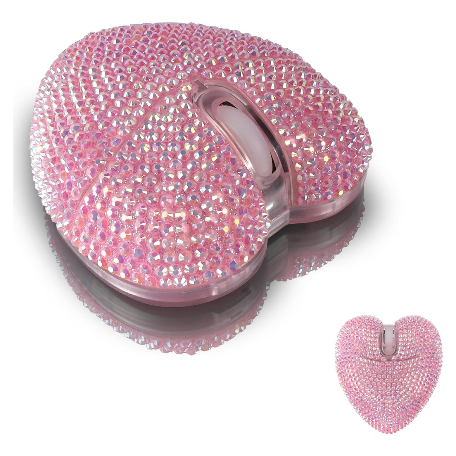 Ratón Bluetooth Inalámbrico Recargable Elec Space Rosa