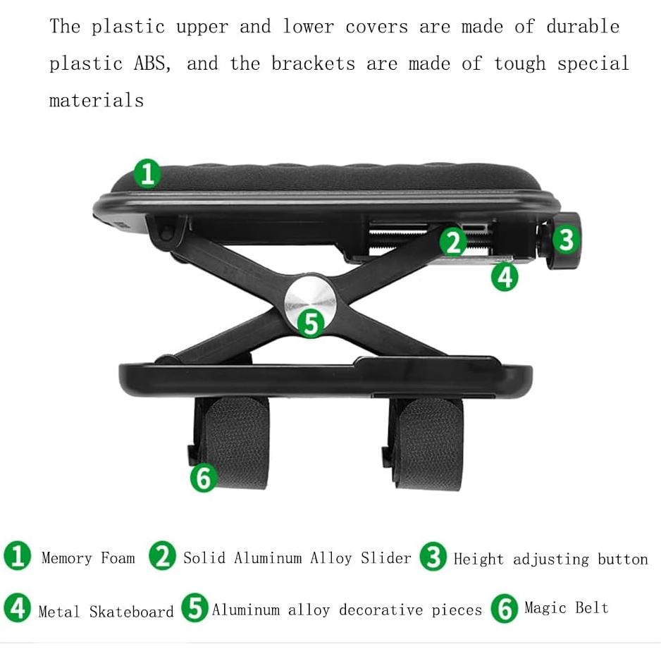 Soporte Ergonómico para Brazo de Silla FUZADEL con Almohadilla
