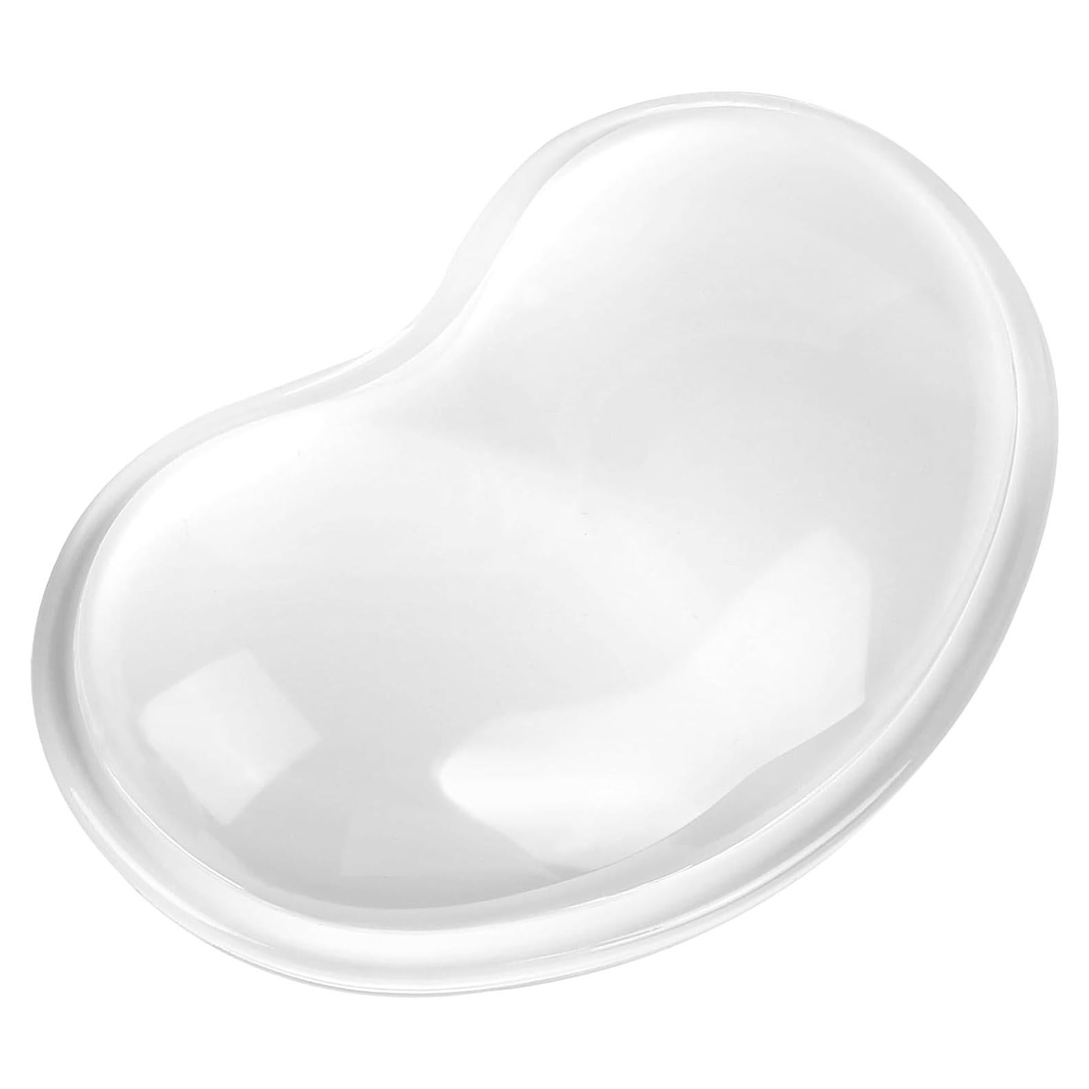 Reposamuñecas Ergonómico de Gel Silicona Transparente Sliverdew