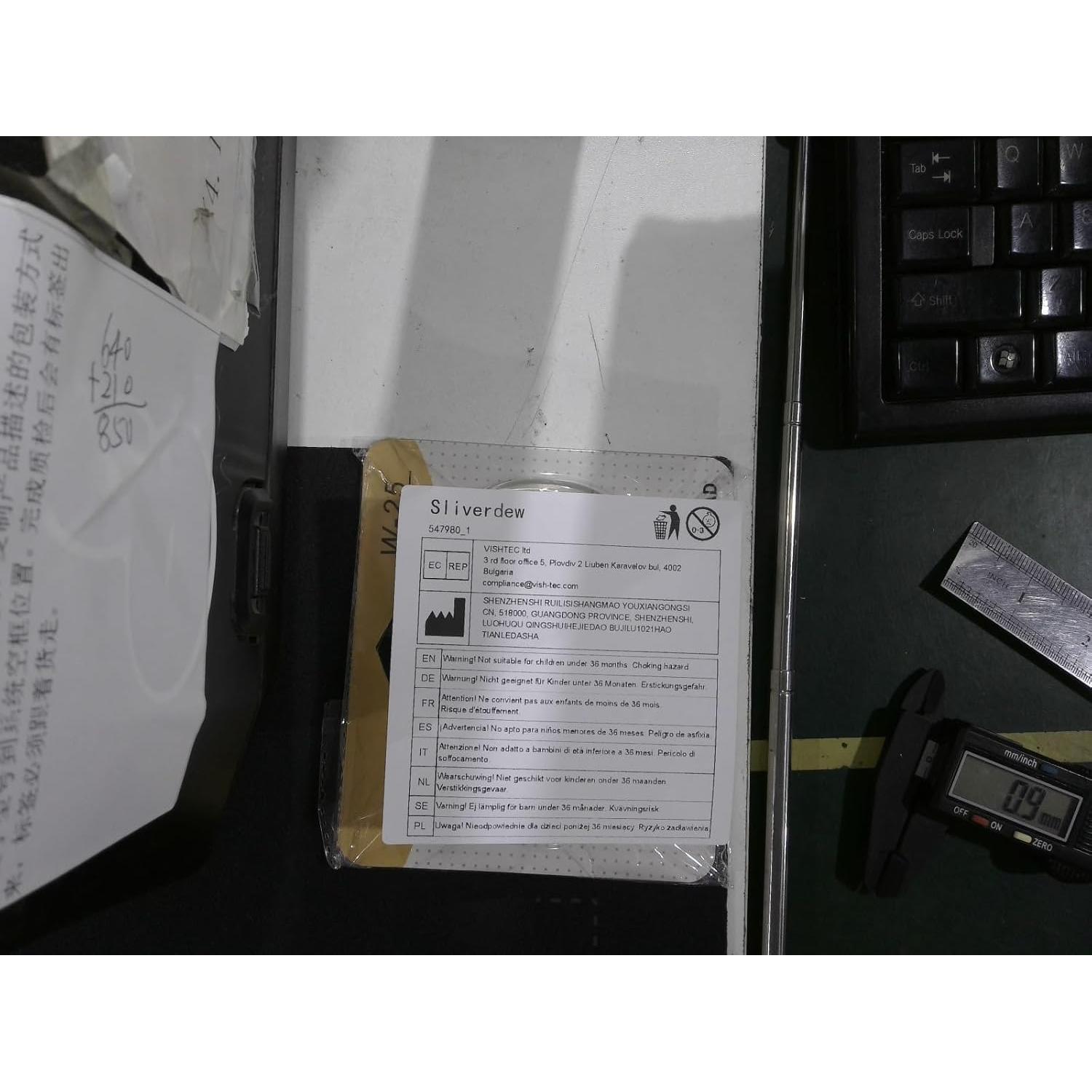 Reposamuñecas Ergonómico de Gel Silicona Transparente Sliverdew