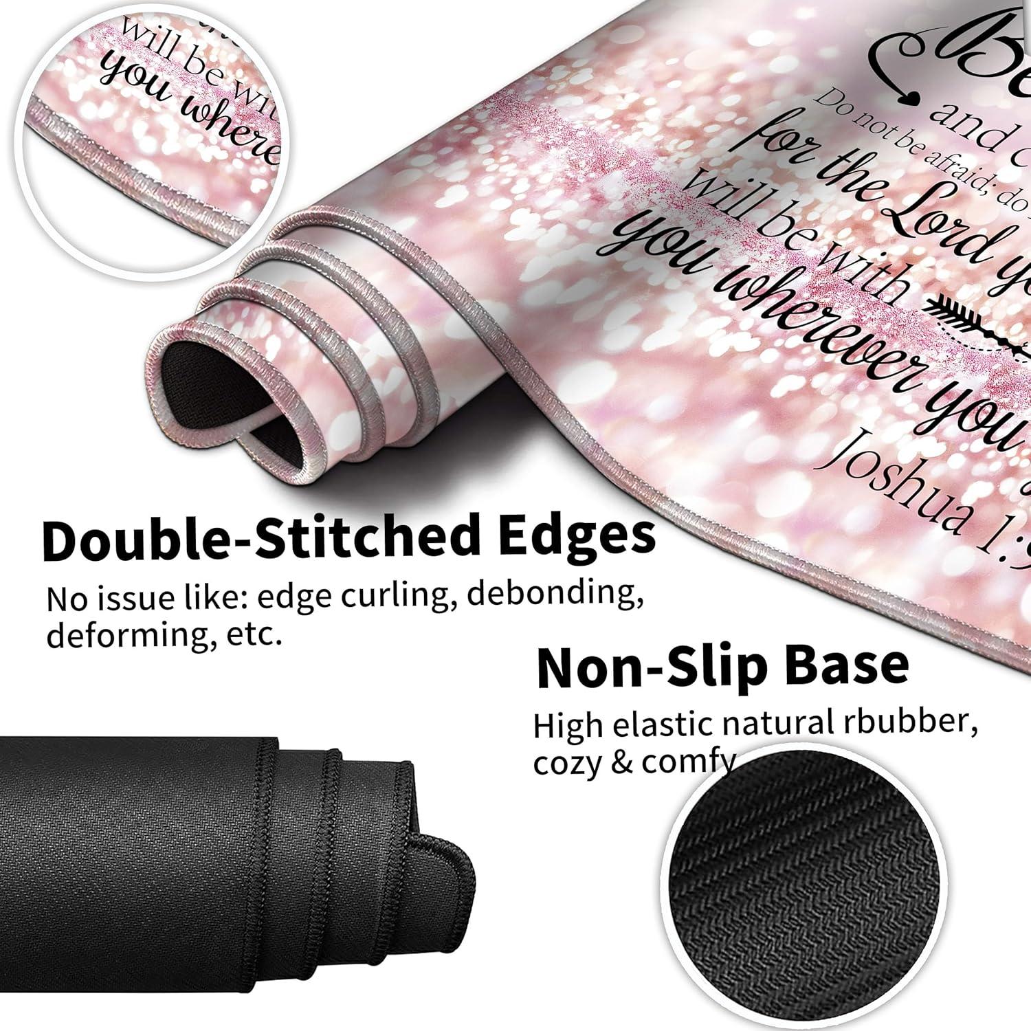 Conjunto Alfombrilla de Ratón Grande JYCUHTCL 90x40cm 4 Piezas