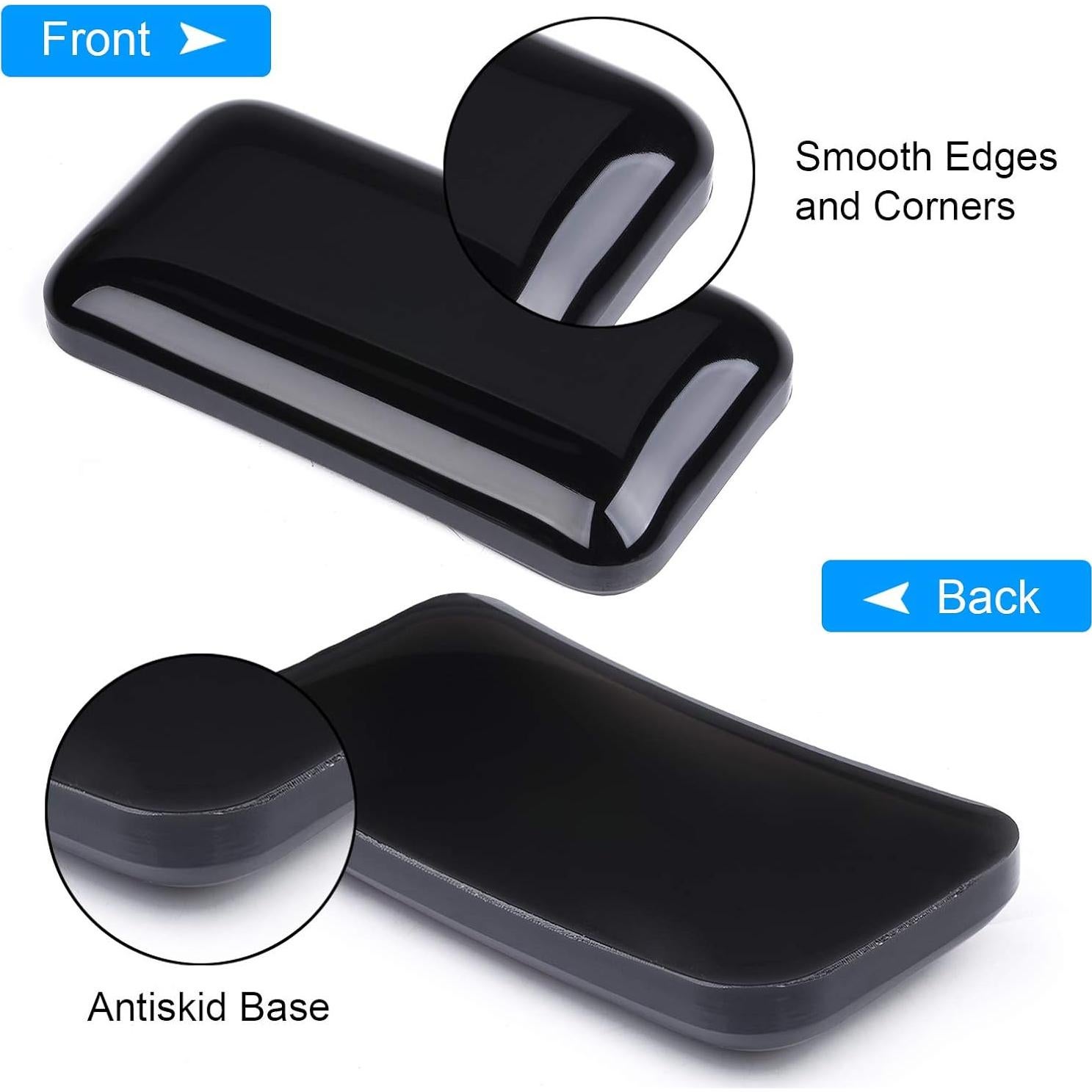 Reposamuñecas Ergonómico de Gel Aelfox - Soporte para Mouse Negro