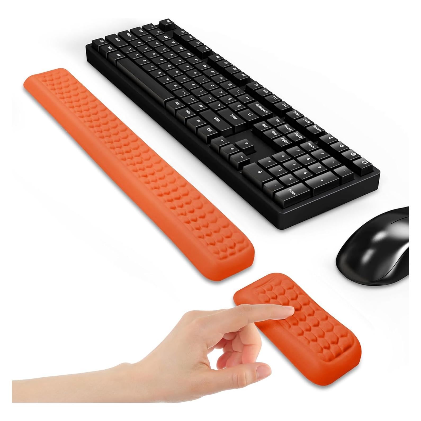 Reposap Muñeca Ergonómico COUKASO Naranja Hermes - Espuma Viscoelástica