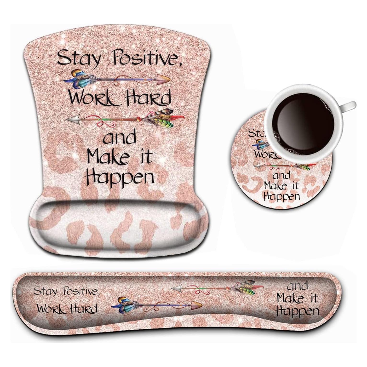 Juego de Almohadilla Ergonómica para Ratón y Soporte BFRKXOCK