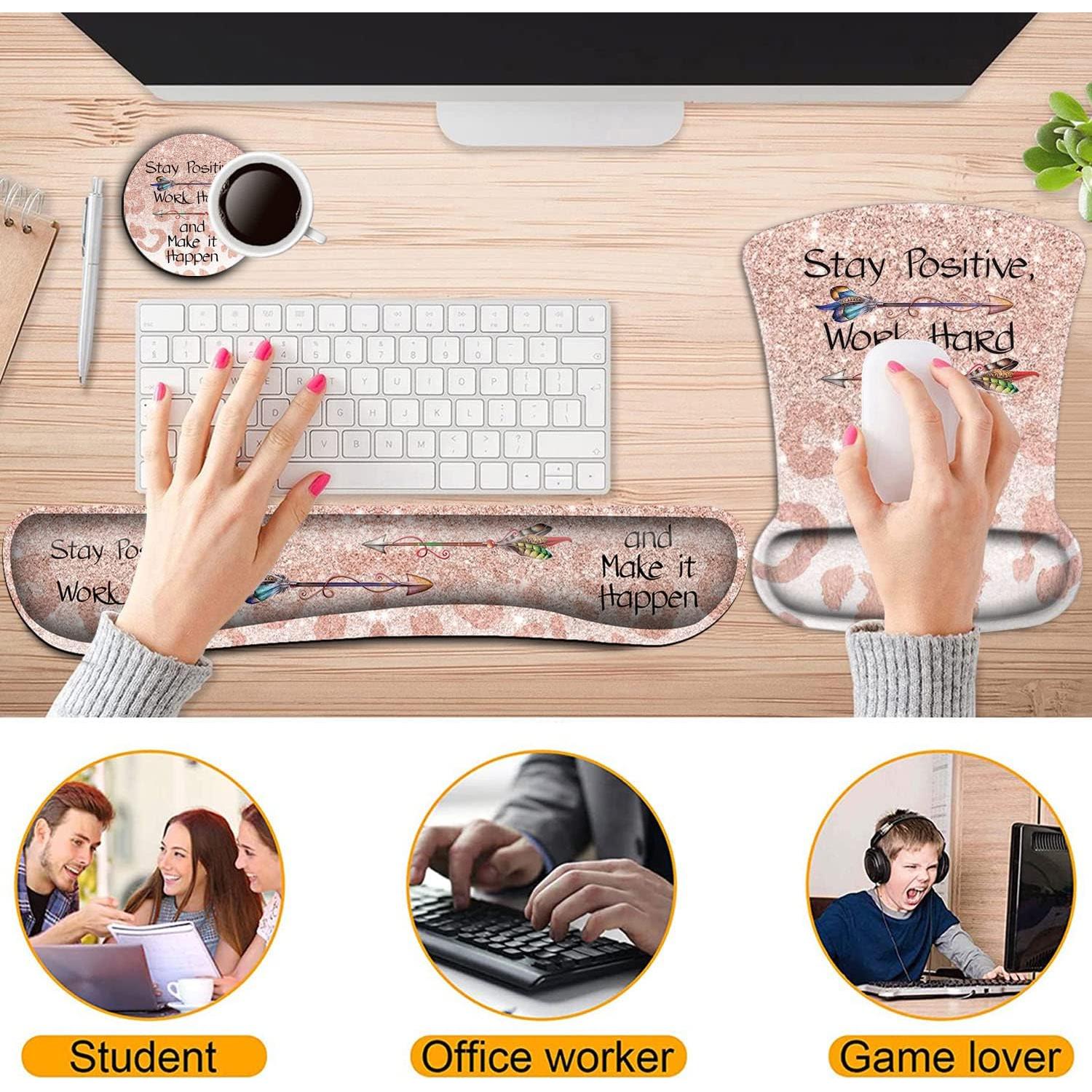 Juego de Almohadilla Ergonómica para Ratón y Soporte BFRKXOCK