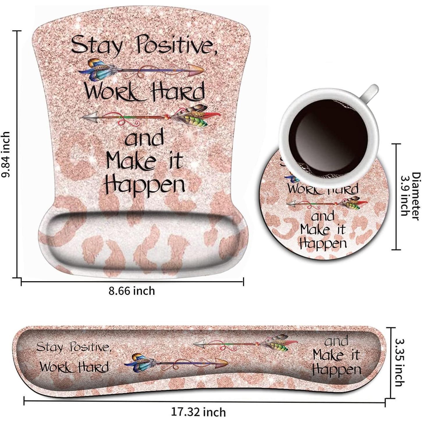 Juego de Almohadilla Ergonómica para Ratón y Soporte BFRKXOCK