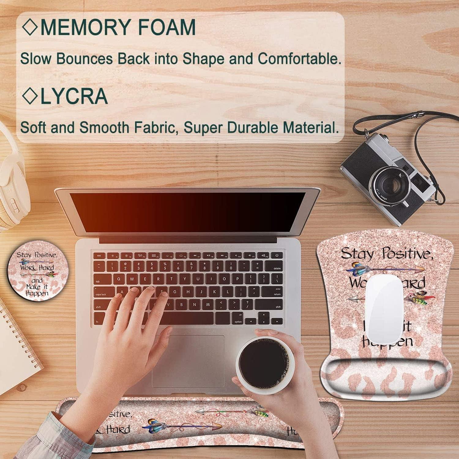 Juego de Almohadilla Ergonómica para Ratón y Soporte BFRKXOCK