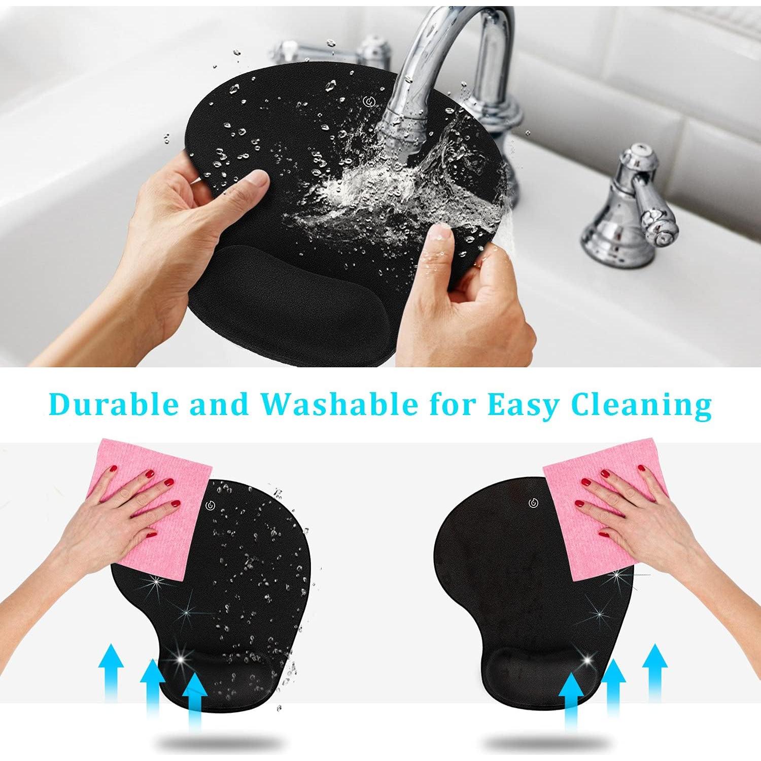 Alfombrilla de Ratón Soqool Ergonómica con Soporte de Muñeca