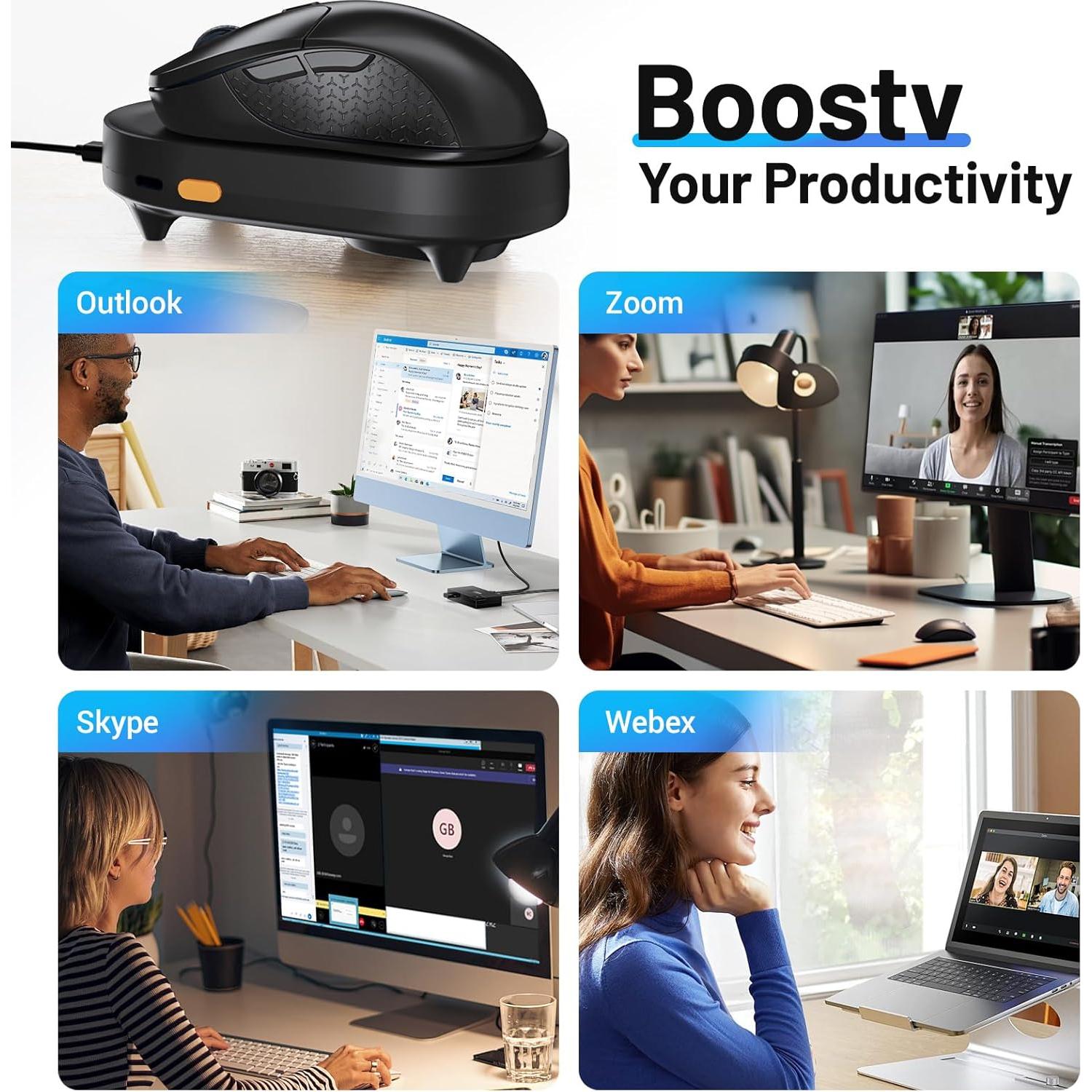 Mover de Ratón Indetectable HONKID USB Ultra Silencioso