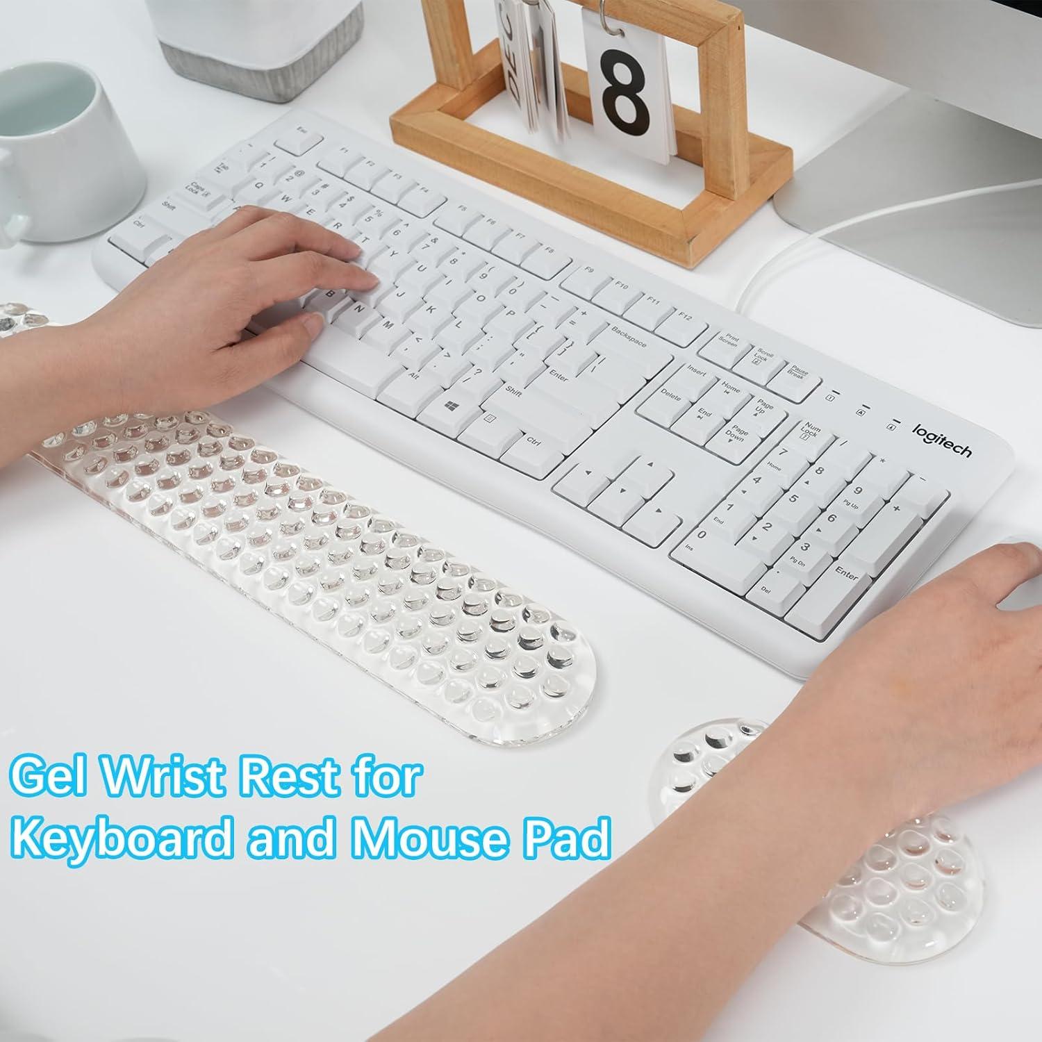 Reposamuñecas de Gel MOSISO para Teclado y Ratón Ergonómico