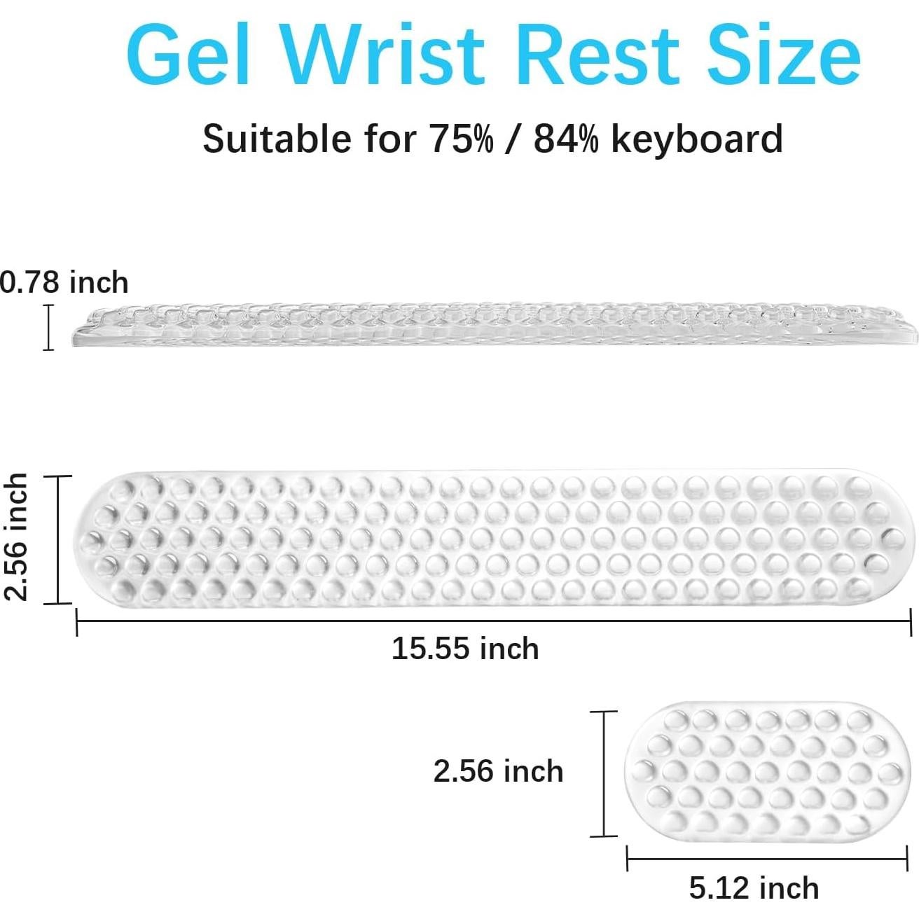 Reposamuñecas de Gel MOSISO para Teclado y Ratón Ergonómico