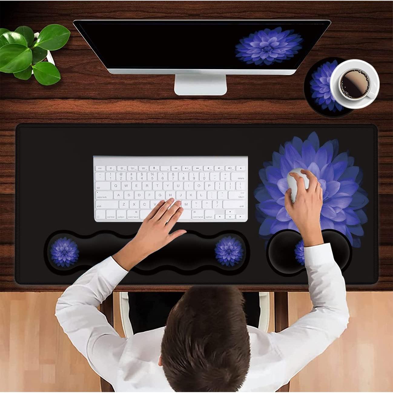 Juego de Alfombrillas Ergonómicas JVGFYNKL - Tapete 80x30cm