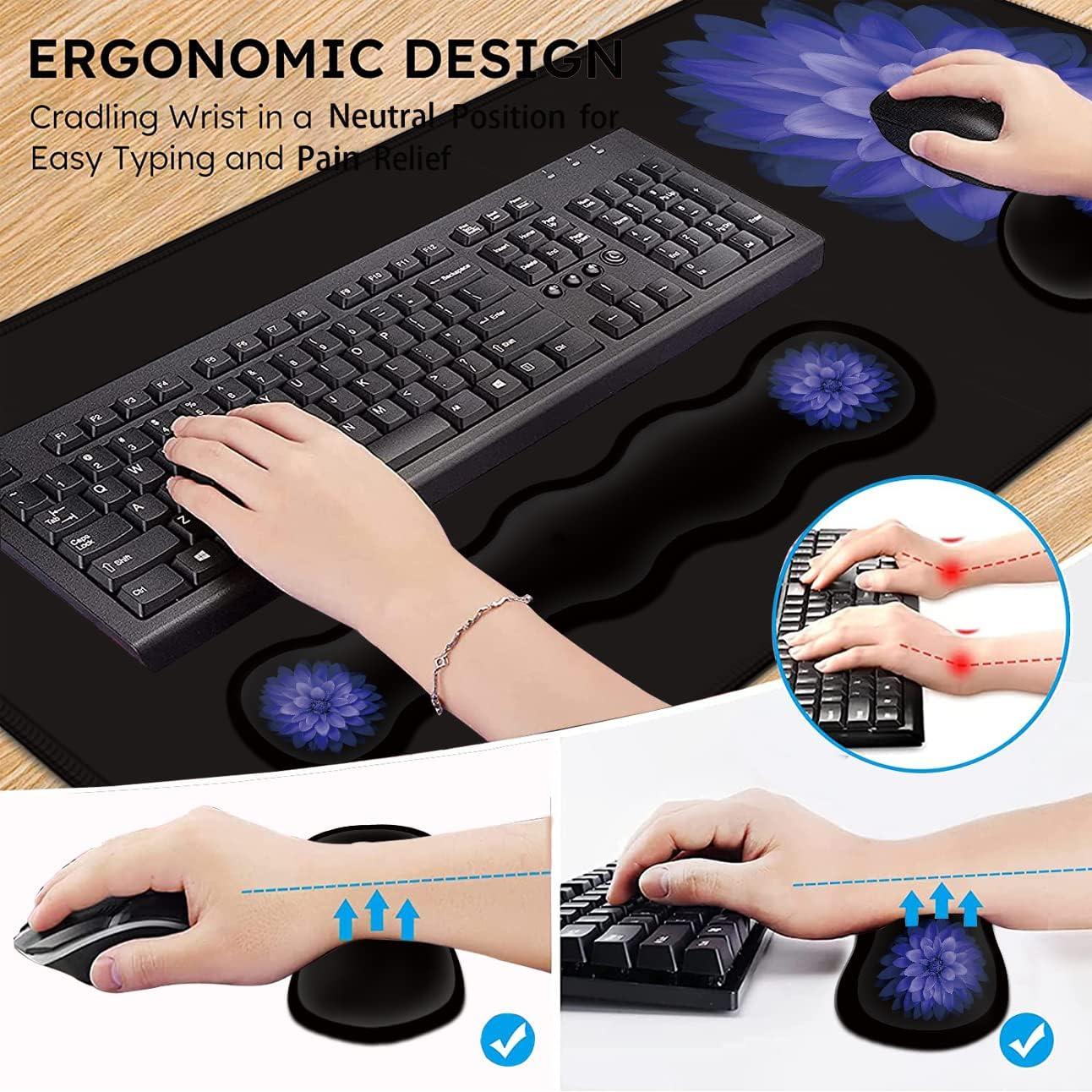 Juego de Alfombrillas Ergonómicas JVGFYNKL - Tapete 80x30cm