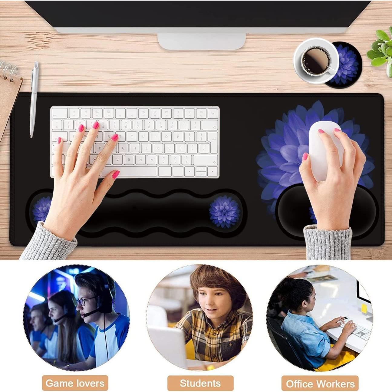 Juego de Alfombrillas Ergonómicas JVGFYNKL - Tapete 80x30cm