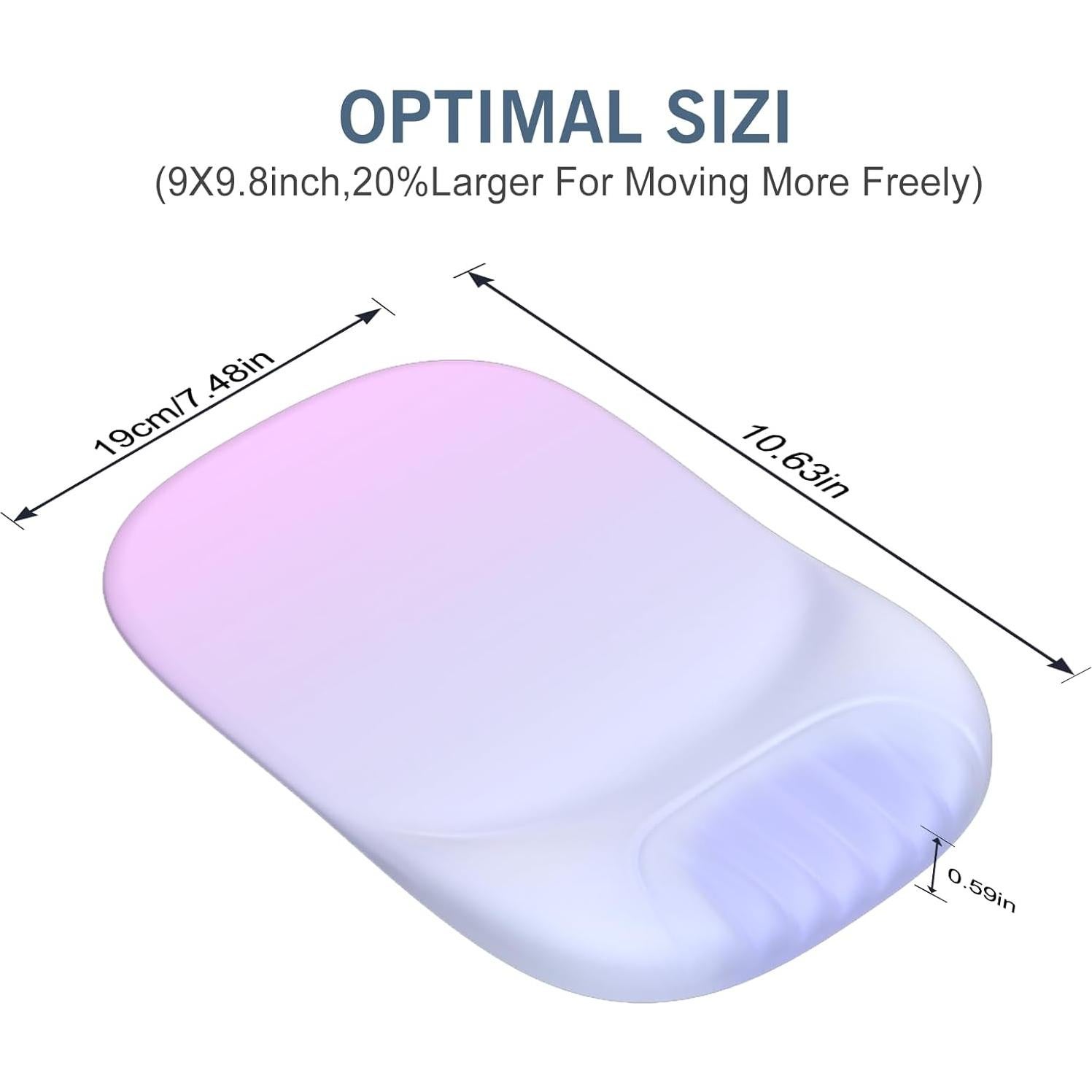 Almohadilla Ergonómica para Ratón B BELK con Reposamuñecas