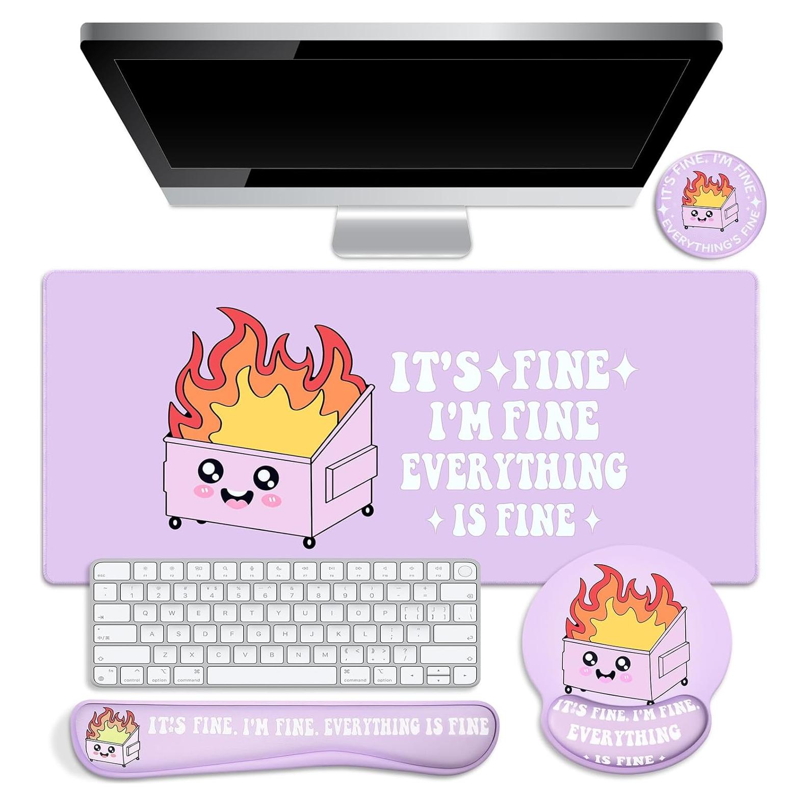 Conjunto de Alfombrillas Kingdder 4 Pcs Ergonómicas 90x40cm