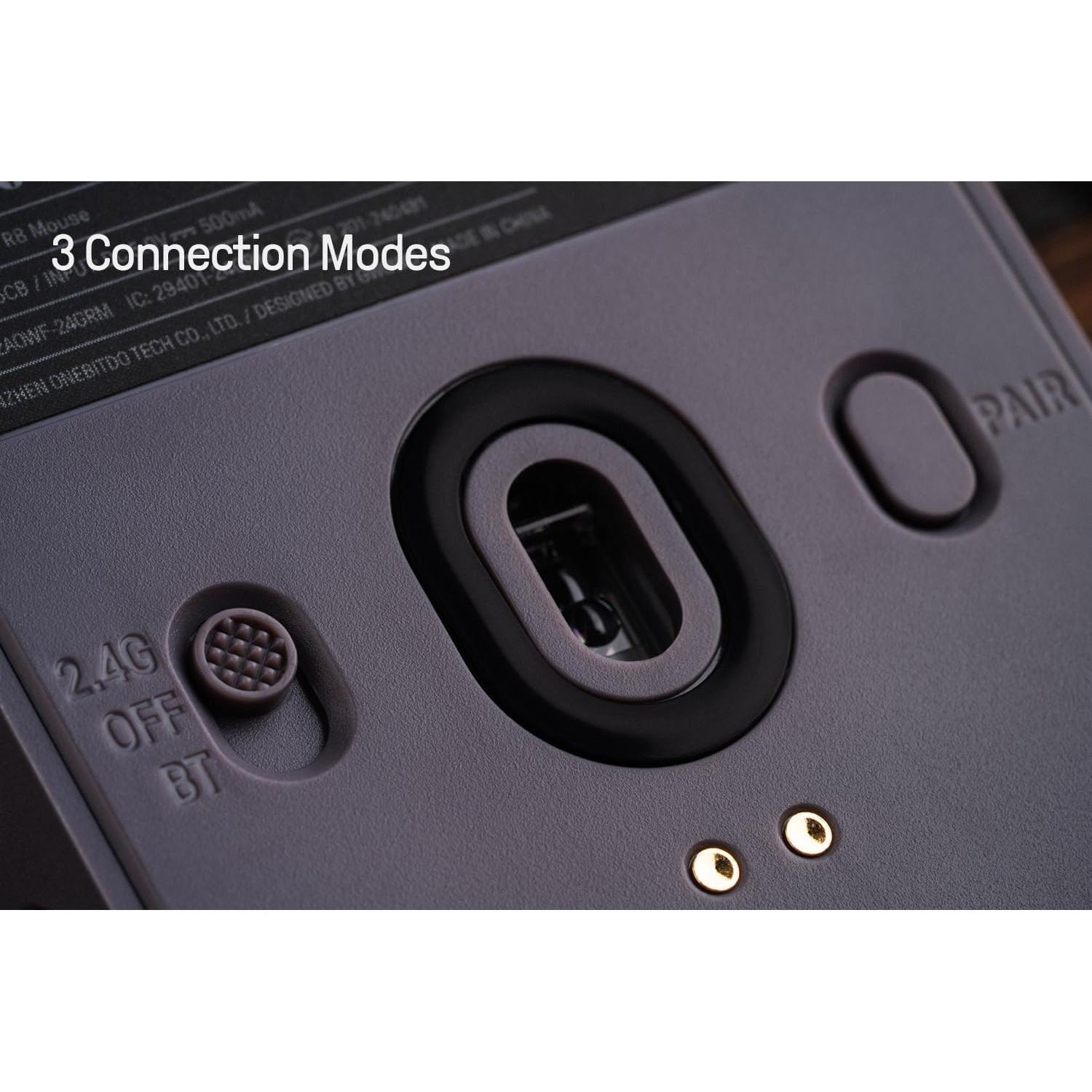 Mouse Inalámbrico 8BitDo Retro R8 con Base de Carga y Sensor 26000DPI