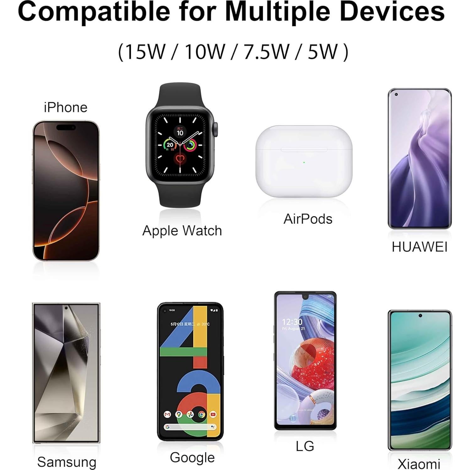 Alfombrilla de Carga Inalámbrica 15W VIVIYA con Soporte Ergonómico