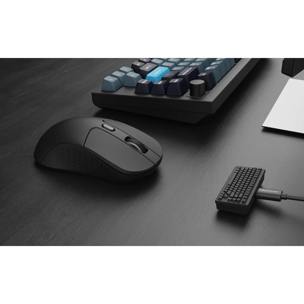 Mouse Óptico Gaming Inalámbrico Keychron M3 - 4000Hz, Negro