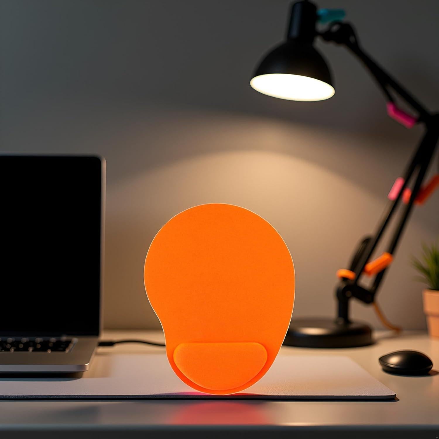 Almohadilla para Muñeca ZhangyiHot Naranja Espuma Memoria