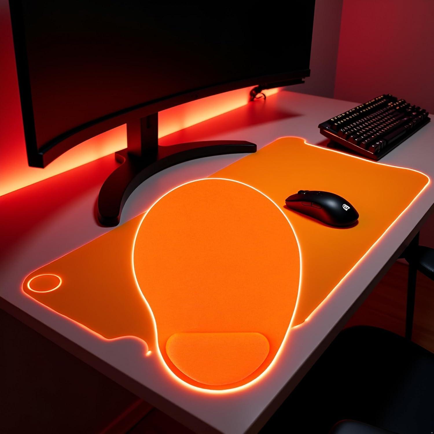 Almohadilla para Muñeca ZhangyiHot Naranja Espuma Memoria