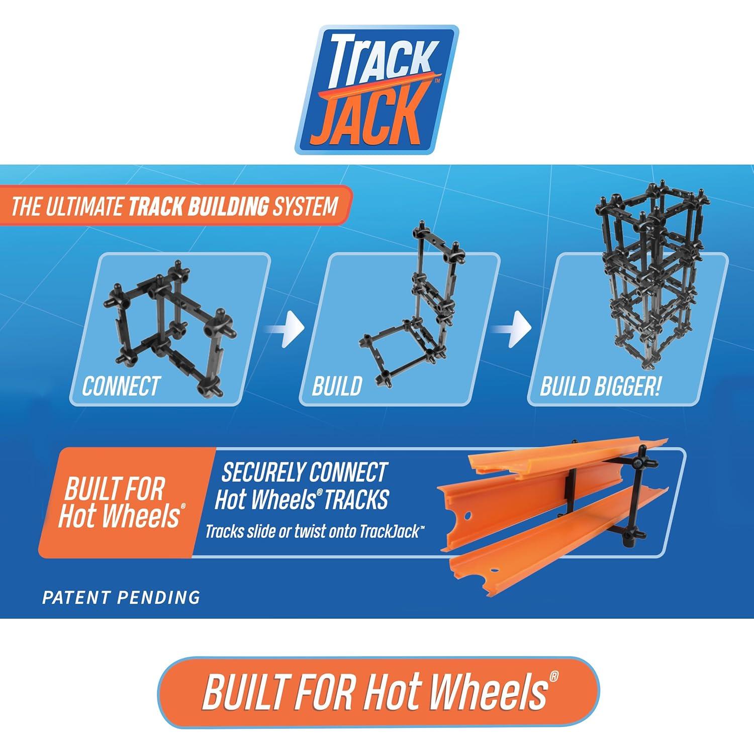 TrackJack Sistema de Construcción de Pistas Hot Wheels 17.78x7.62cm