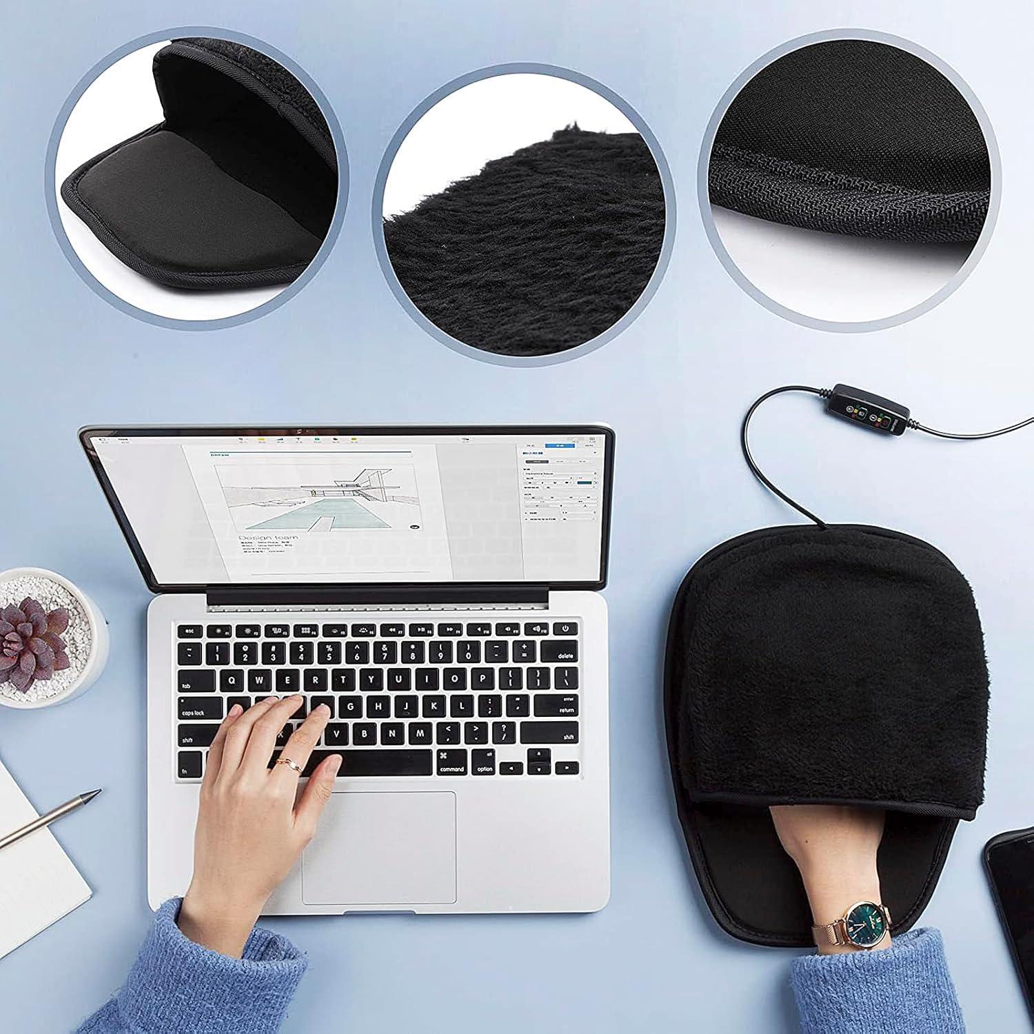 Alfombrilla de Ratón Térmica USB Holiberty Ergonómica Negra