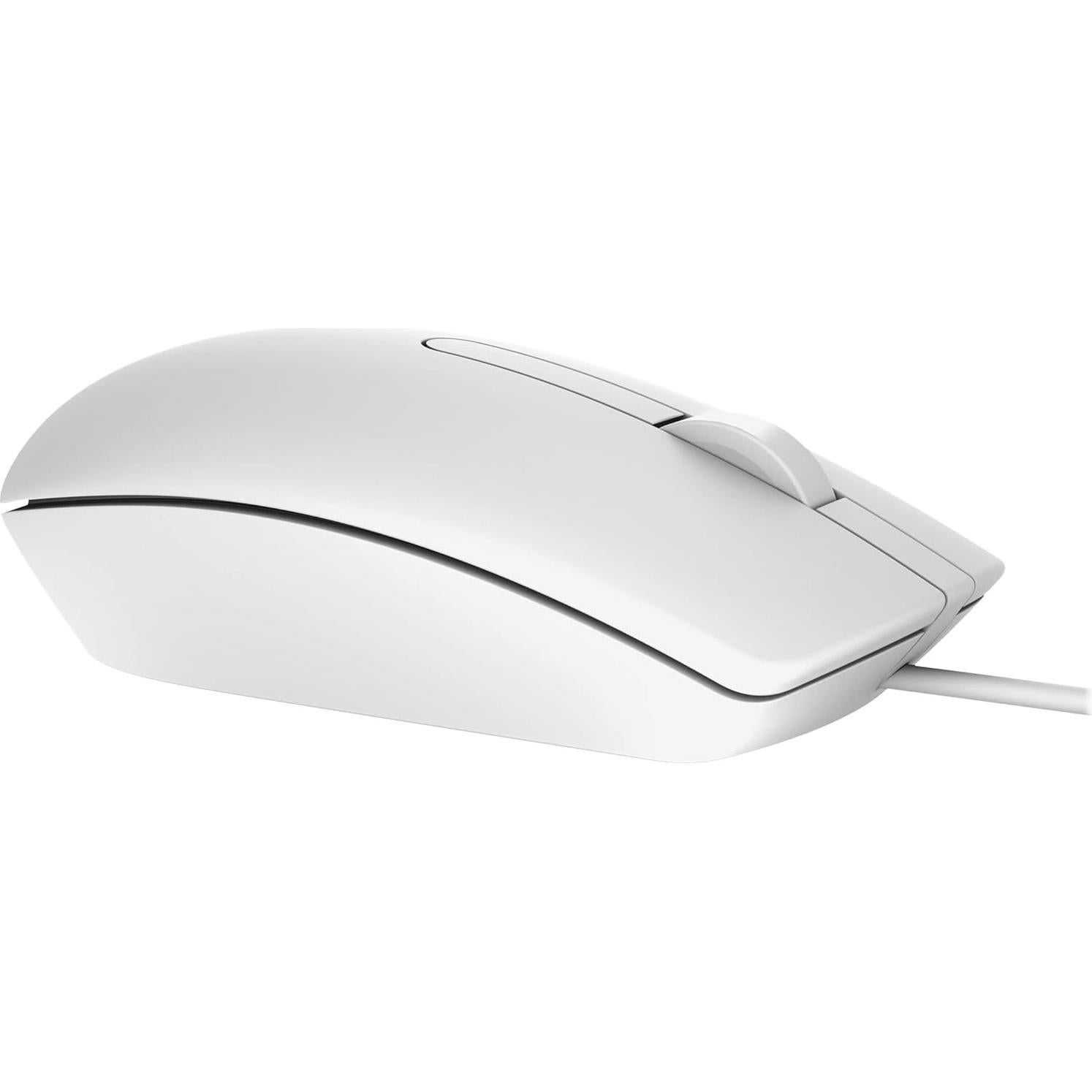 Ratón Óptico Dell MS116 Blanco USB con Seguimiento LED