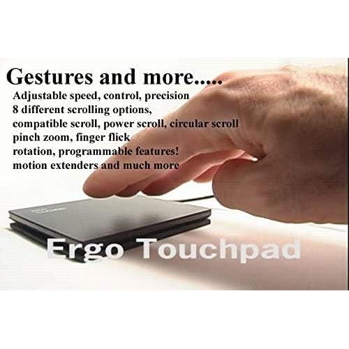 Touchpad Ergo ETP001BTP Bajo Perfil USB - Conectar y Usar