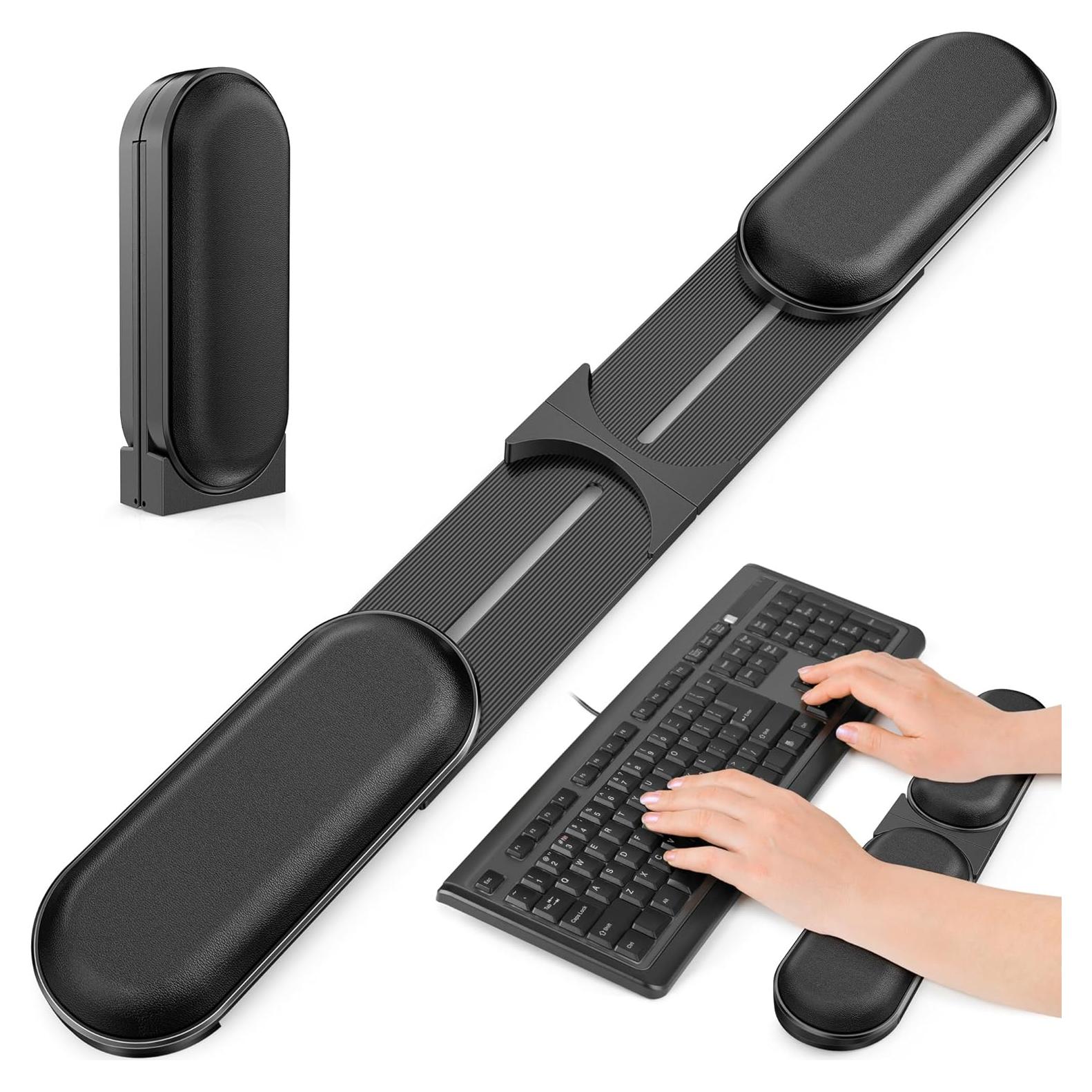 Reposamuñecas ergonómico DeskLogics ajustable 63.5 cm