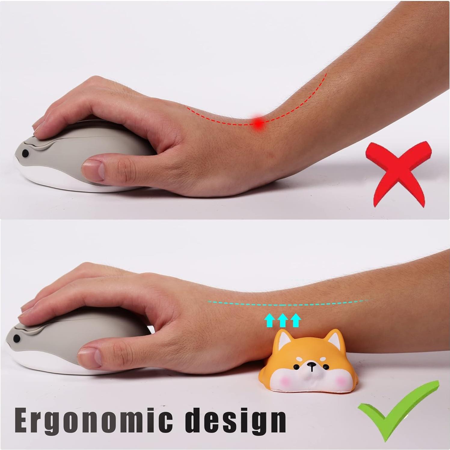 Almohadilla de reposo para muñeca GUGUELEC Kawaii 12.78x6.58cm