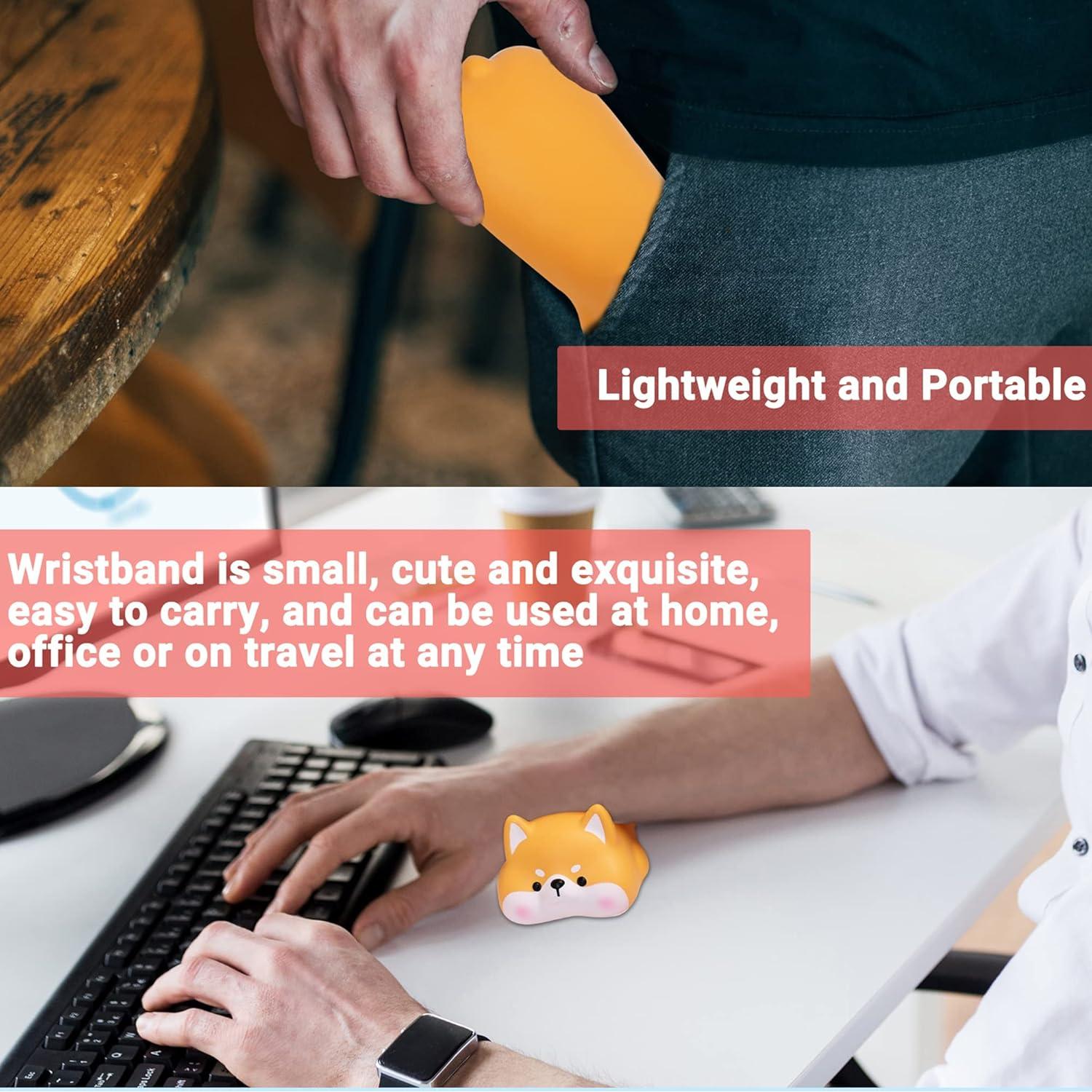 Almohadilla de reposo para muñeca GUGUELEC Kawaii 12.78x6.58cm