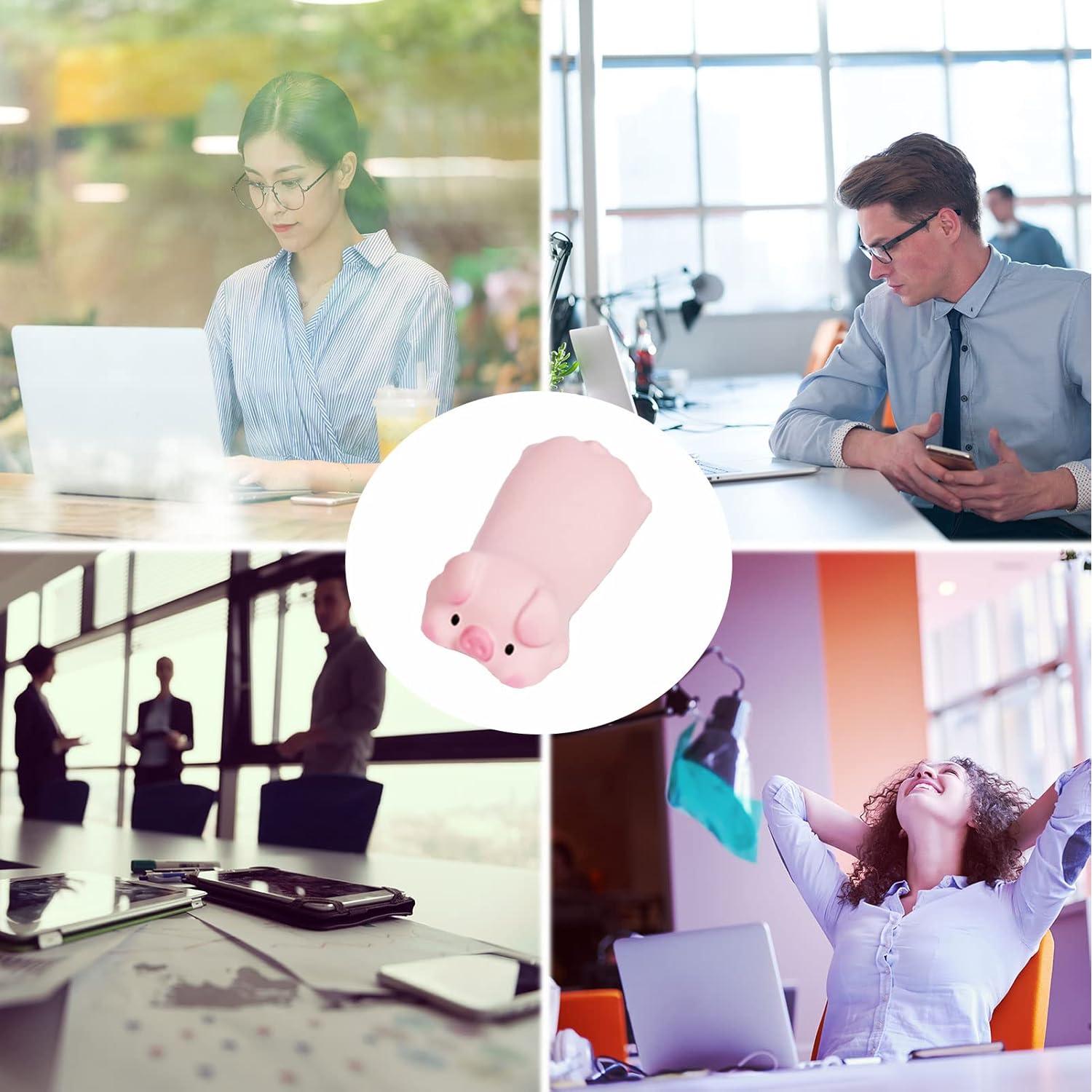 Reposamuñecas Ergonómico CHUYI Cerdo Rosa 2 Pcs Suave