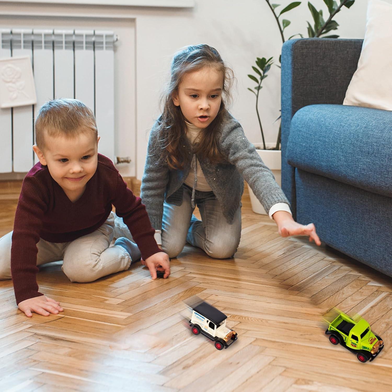 Set de 4 Coches de Metal a Control de Retroceso ArtCreativity