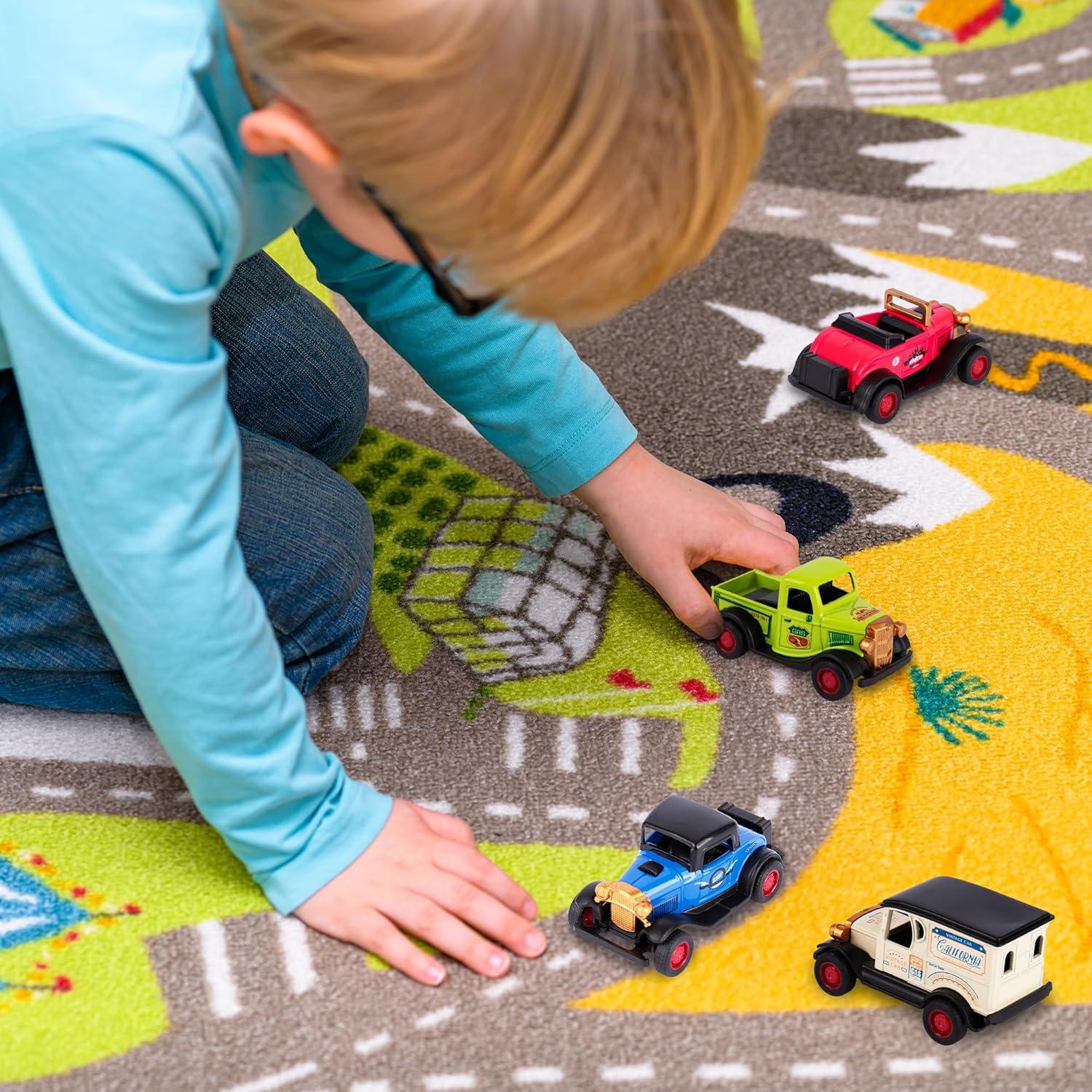 Set de 4 Coches de Metal a Control de Retroceso ArtCreativity