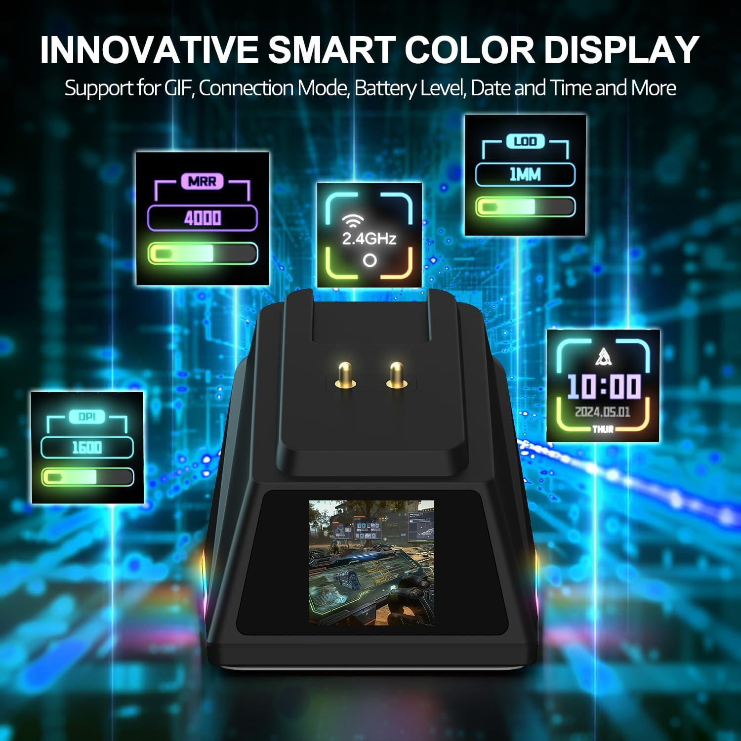 Ratón Inalámbrico AJAZZ AJ159 APEX 56g BT/USB-C 42K DPI