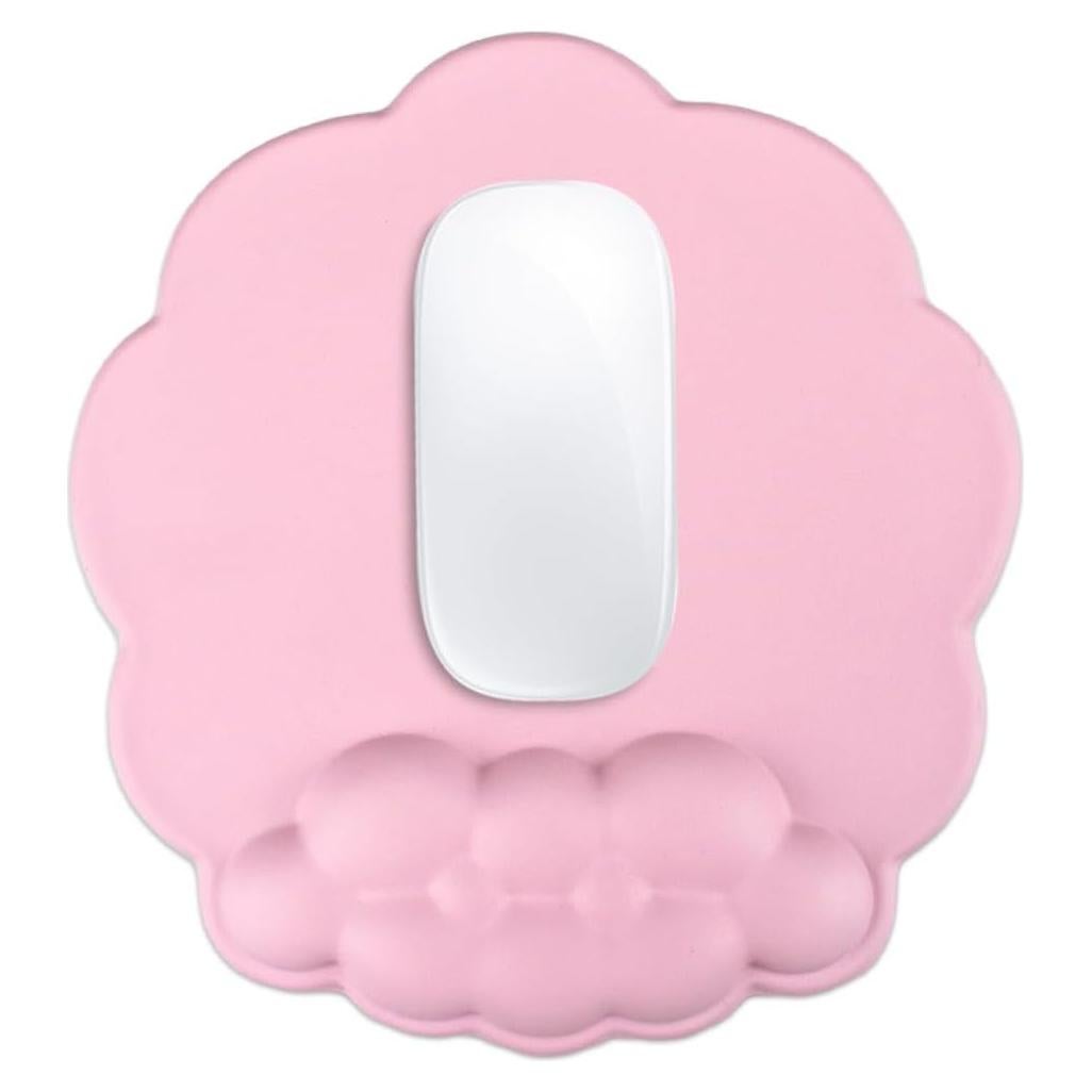 Soporte para Muñeca de Alfombrilla de Ratón WYGCH Rosa Nube
