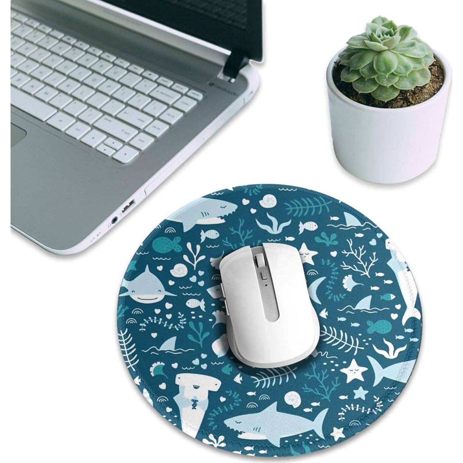 Alfombrilla de Ratón ZUIDSYI Redonda 20.3 cm Antideslizante