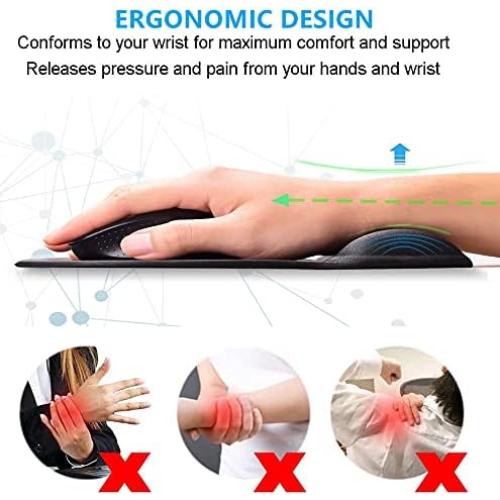 Alfombrilla de Ratón Ergonómica BOTRINUO con Reposamuñecas