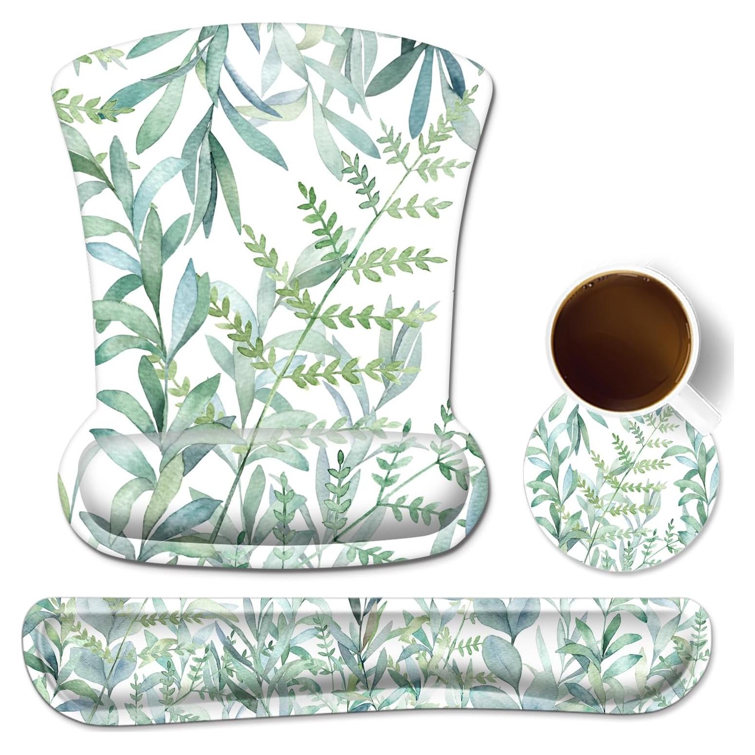 Alfombrilla Ergonómica iDonzon con Soporte para Muñeca y Teclado