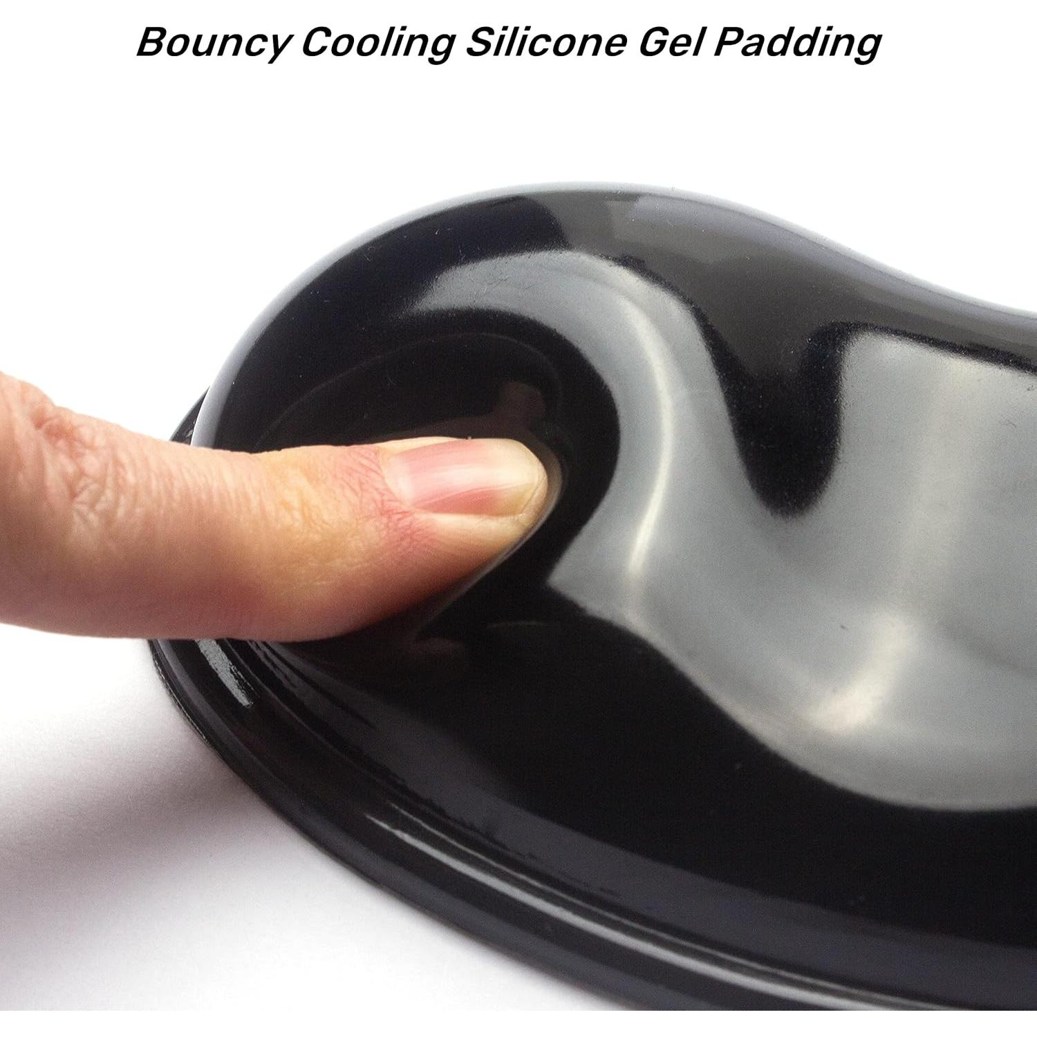 Reposamuñecas Ergonómico BRILA de Gel Silicona Refrigerante