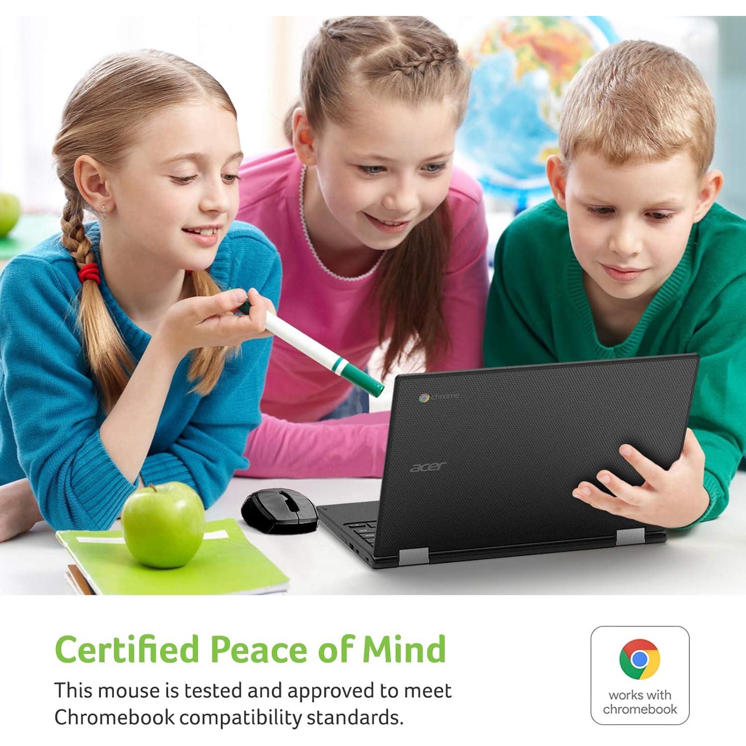 Ratón Inalámbrico Acer M501 Negro Certificado para Chromebook