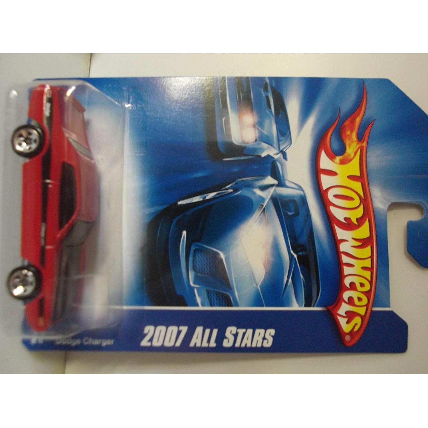 Dodge Charger Rojo Hot Wheels 2007 All Stars 22.86cm