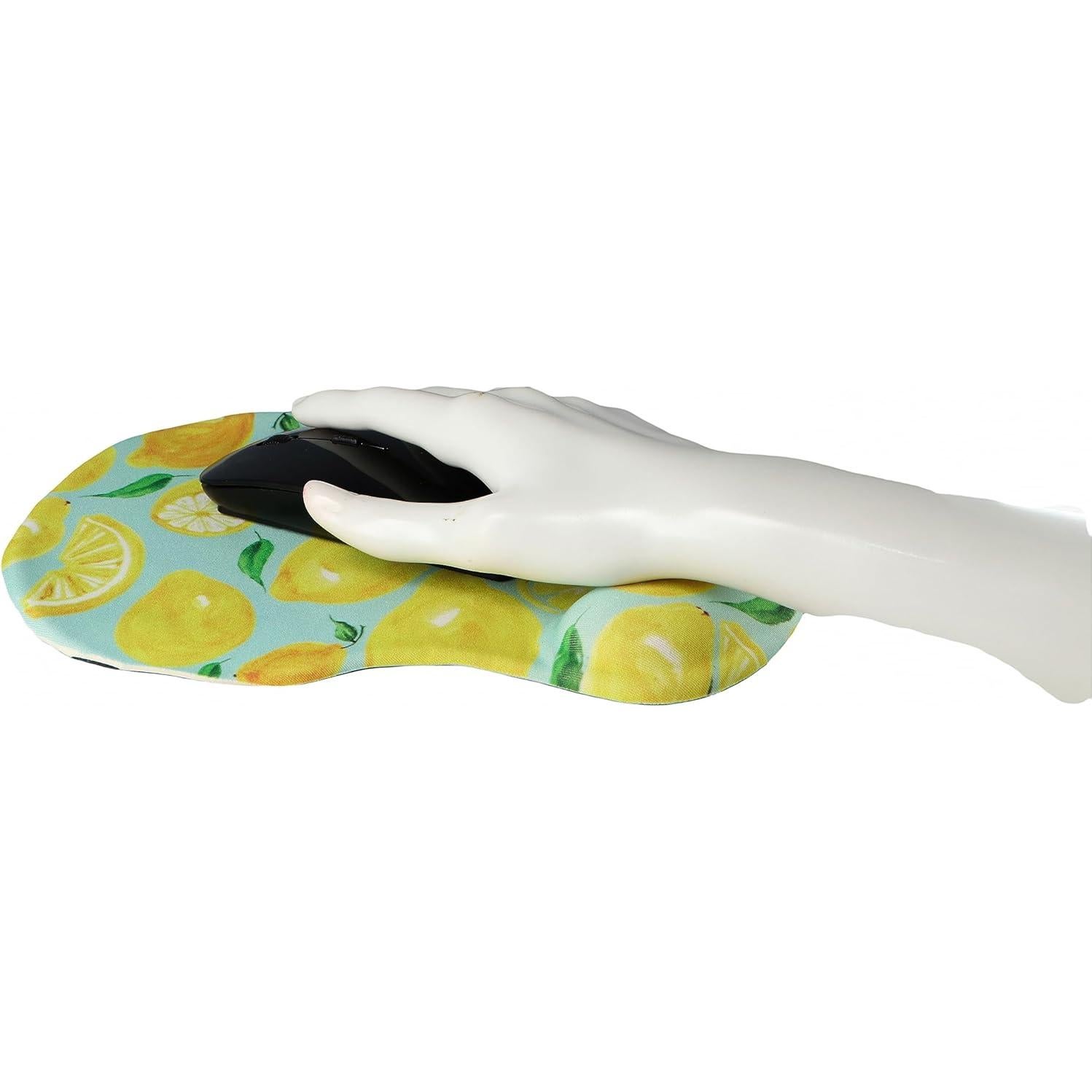 Alfombrilla de Ratón Ergonómica Kopida Diseño Limón 22.86x19.05cm