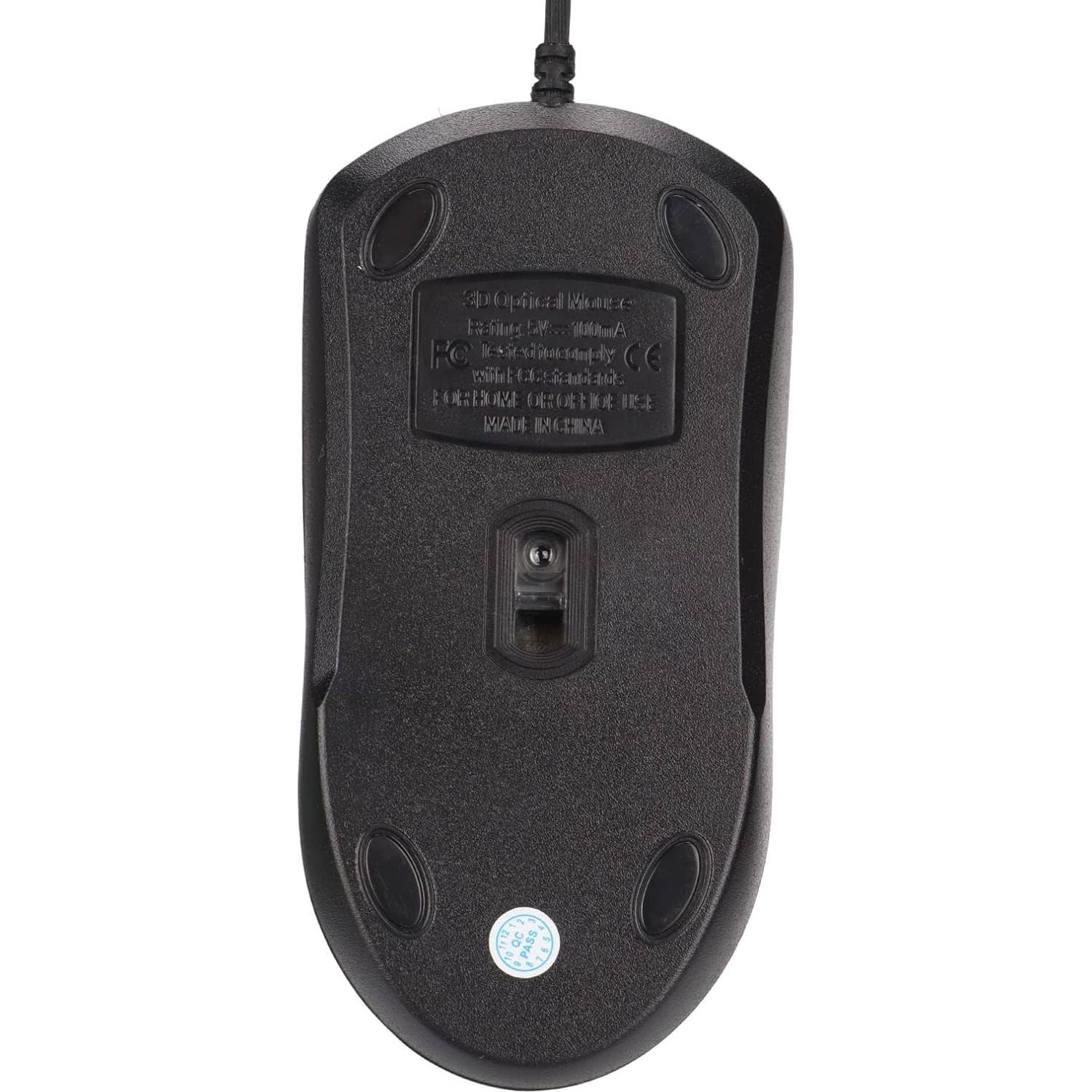 Ratón Calentado Luqeeg USB Ajustable 3 Temperaturas Negro