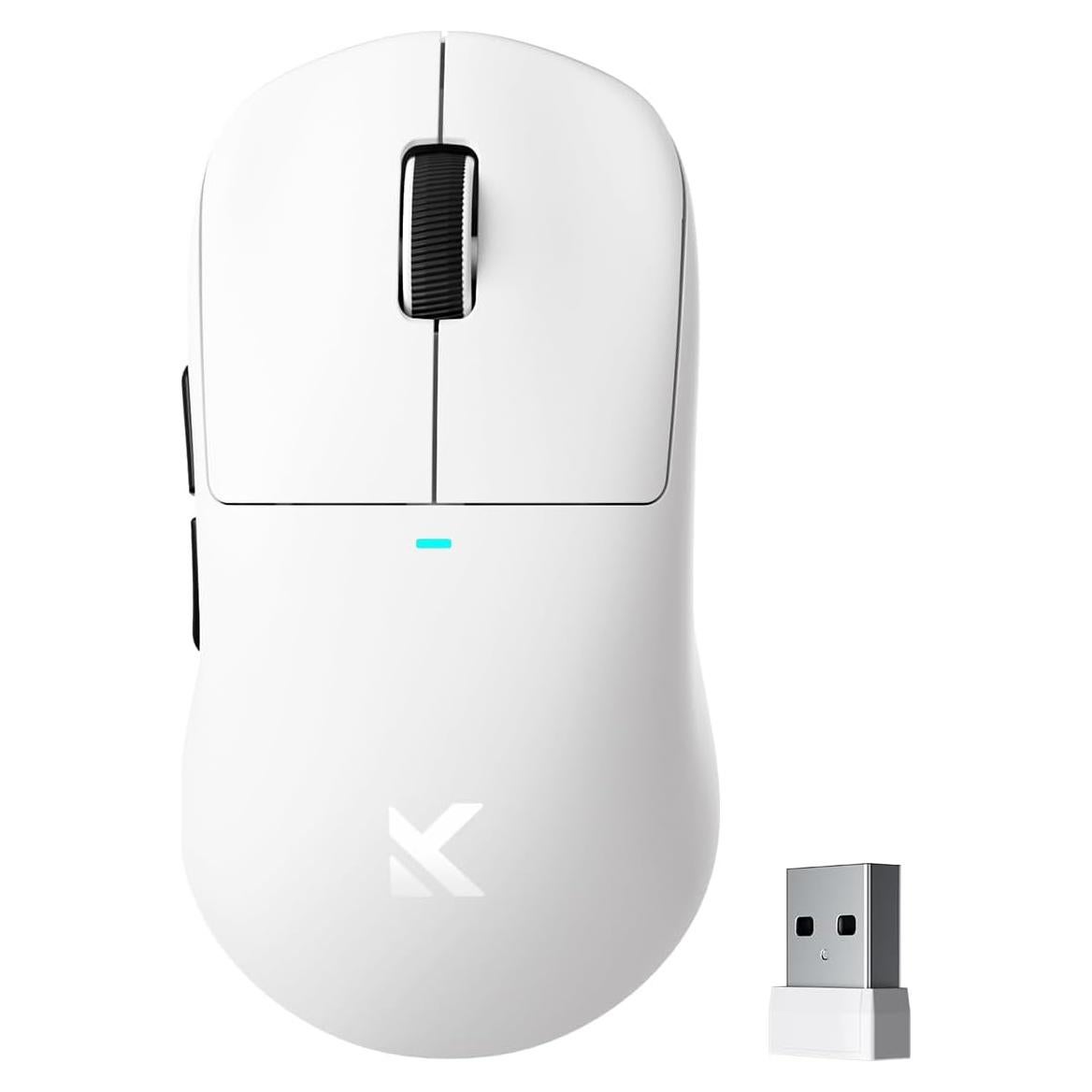 Ratón Gaming Inalámbrico MCHOSE M7 Blanco 8K Polling 26000 DPI