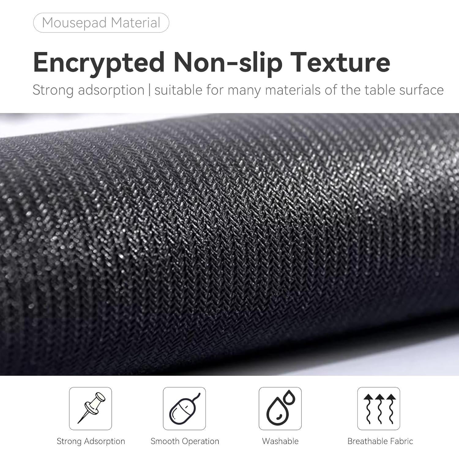 Alfombrilla de Ratón Redonda Adastrah 22 cm Flores Negras y Rosas