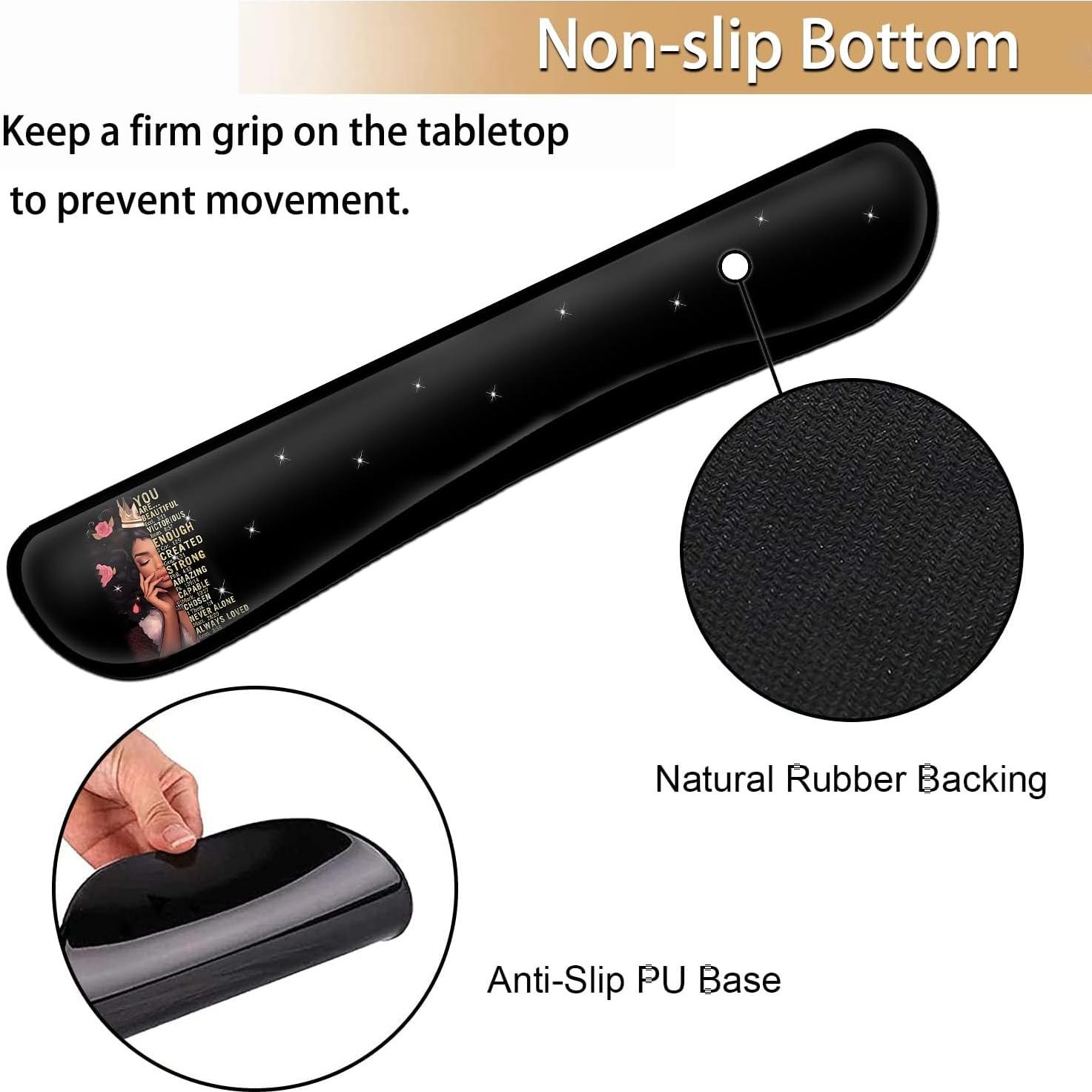 Alfombrilla de Ratón y Reposamuñecas Ergonómico YVB - 43.94x21.95cm